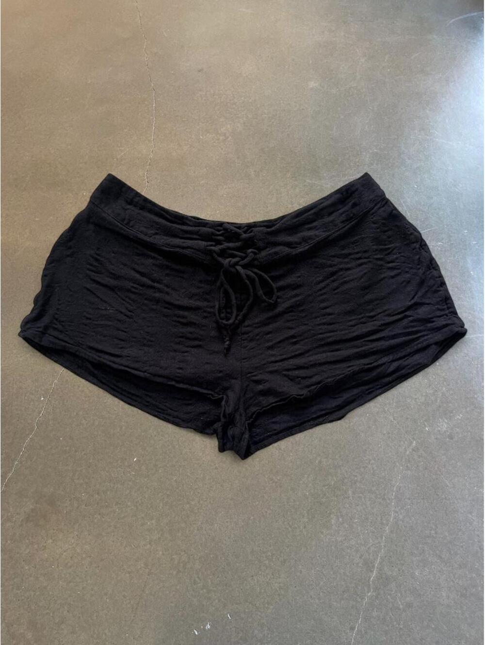 Eidon Y2K Black lace up Shorts | Women’s M